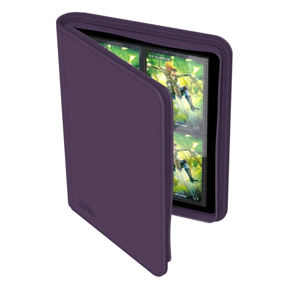 Ultimate Guard Zipfolio (160 double-sleeved cards) 8-Pocket 70 x 97 mm Xenoskin - Purple